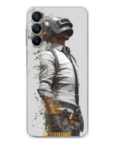 Чехол для Samsung Galaxy A16 5G с картинкой «PUBG — боец в пыли» Чехол для Samsung Galaxy A16 5G с картинкой «PUBG — боец в пыли»
