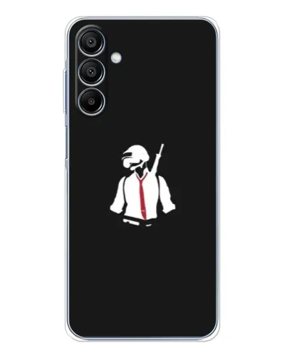 Чехол для Samsung Galaxy A16 5G с картинкой «PUBG — силуэт воина» Чехол для Samsung Galaxy A16 5G с картинкой «PUBG — силуэт воина»