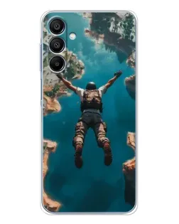 Чехол для Samsung Galaxy A16 5G с картинкой «PUBG — свободное падение» Чехол для Samsung Galaxy A16 5G с картинкой «PUBG — свободное падение»