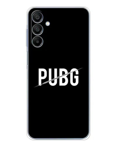 Чехол для Samsung Galaxy A16 5G с картинкой «PUBG — белый логотип» Чехол для Samsung Galaxy A16 5G с картинкой «PUBG — белый логотип»