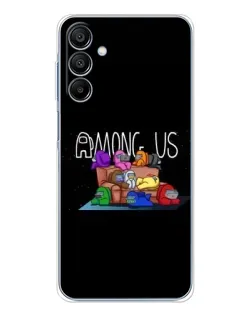 Чехол для Samsung Galaxy A16 5G с картинкой «Логотип Among Us»