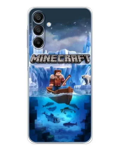 Чехол для Samsung Galaxy A16 5G с картинкой «Minecraft ледяной мир» Чехол для Samsung Galaxy A16 5G с картинкой «Minecraft ледяной мир»
