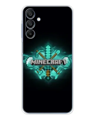 Чехол для Samsung Galaxy A16 5G с картинкой «Minecraft Diamond лого» Чехол для Samsung Galaxy A16 5G с картинкой «Minecraft Diamond лого»