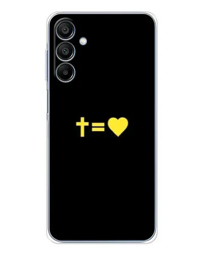 Чехол для Samsung Galaxy A16 5G с картинкой «Сердце и Крест»