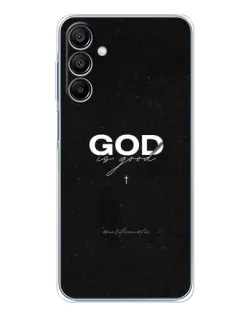 Чехол для Samsung Galaxy A16 5G с картинкой «GOD — Бог над всем»