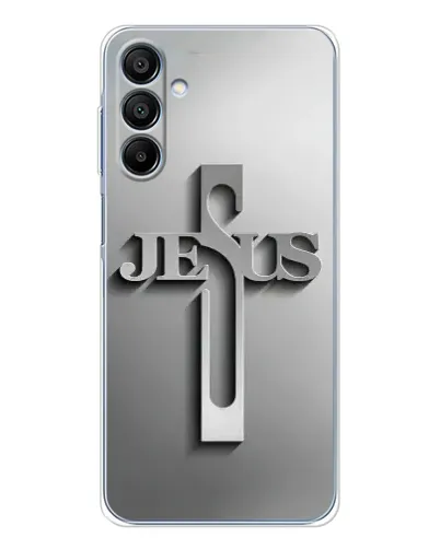 Чехол для Samsung Galaxy A16 5G с картинкой «Металлический крест Jesus» Чехол для Samsung Galaxy A16 5G с картинкой «Металлический крест Jesus»