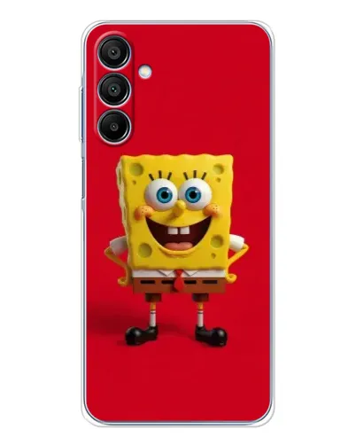 Чехол для Samsung Galaxy A16 5G с картинкой «Спанч Боб на красном» Чехол для Samsung Galaxy A16 5G с картинкой «Спанч Боб на красном»