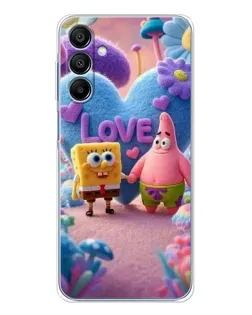 Чехол для Samsung Galaxy A16 5G с картинкой «Губка Боб Патрик»