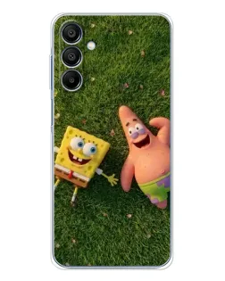 Чехол для Samsung Galaxy A16 5G с картинкой «Друзья на лужайке»