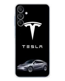 Чехол для Samsung Galaxy A16 5G с картинкой «Tesla Model Y»
