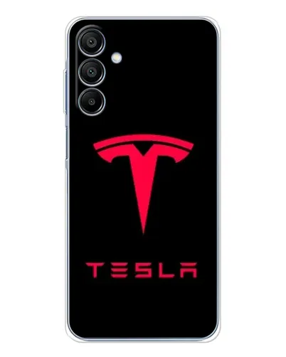 Чехол для Samsung Galaxy A16 5G с картинкой «Tesla Red Logo»