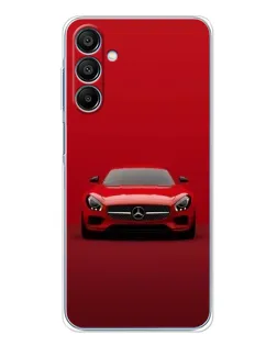 Чехол для Samsung Galaxy A16 5G с картинкой «Красный Mercedes AMG»