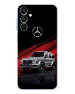 Чехол для Samsung Galaxy A16 5G с картинкой «Mercedes G-Class красный»