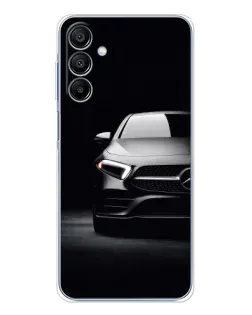 Чехол для Samsung Galaxy A16 5G с картинкой «Свет фар Mercedes»