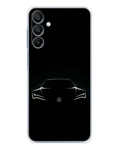 Чехол для Samsung Galaxy A16 5G с картинкой «Mercedes — силуэт авто» Чехол для Samsung Galaxy A16 5G с картинкой «Mercedes — силуэт авто»
