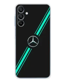 Чехол для Samsung Galaxy A16 5G с картинкой «Спортивные линии Mercedes»