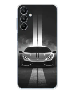 Чехол для Samsung Galaxy A16 5G с картинкой «Lamborghini симметрия дорог»