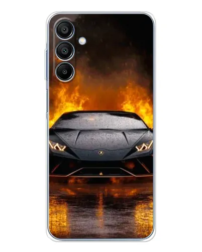 Чехол для Samsung Galaxy A16 5G с картинкой «Lamborghini в огне»