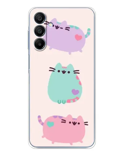 Чехол для Samsung Galaxy A16 5G с картинкой «Pusheen трио»