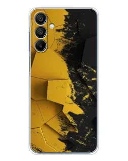 Чехол для Samsung Galaxy A16 5G с картинкой «Золотые осколки геометрии»