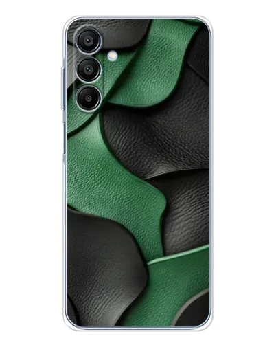 Чехол для Samsung Galaxy A16 5G с картинкой «Зеленые кожаные волны» Чехол для Samsung Galaxy A16 5G с картинкой «Зеленые кожаные волны»