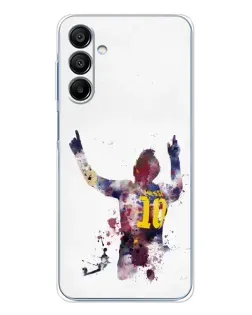 Чехол для Samsung Galaxy A16 5G с картинкой «Акварельный Месси Барселона» Чехол для Samsung Galaxy A16 5G с картинкой «Акварельный Месси Барселона»
