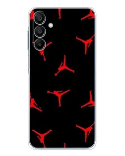 Чехол для Samsung Galaxy A16 с картинкой «Jordan Red Pattern»