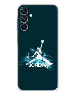 Чехол для Samsung Galaxy A16 с картинкой «Jordan Blue Fire» Чехол для Samsung Galaxy A16 с картинкой «Jordan Blue Fire»