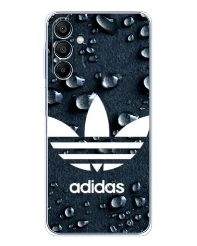 Чехол для Samsung Galaxy A16 с картинкой «Adidas Trefoil Blue»