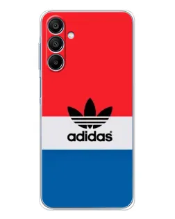Чехол для Samsung Galaxy A16 с картинкой «Ретро блоки Adidas»