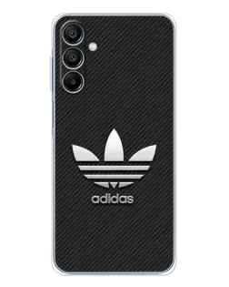 Чехол для Samsung Galaxy A16 с картинкой «Adidas Карбоновая текстура»