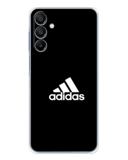 Чехол для Samsung Galaxy A16 с картинкой «Черная классика Adidas»
