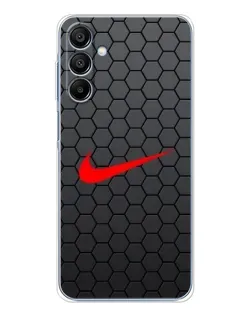Чехол для Samsung Galaxy A16 с картинкой «Nike — карбоновая сетка»