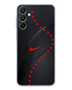 Чехол для Samsung Galaxy A16 с картинкой «Абстрактный дизайн Nike»