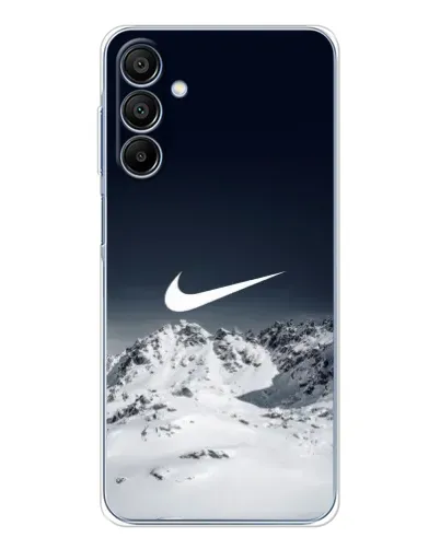 Чехол для Samsung Galaxy A16 с картинкой «Nike — зимние горы» Чехол для Samsung Galaxy A16 с картинкой «Nike — зимние горы»