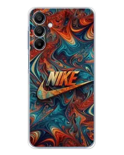 Чехол для Samsung Galaxy A16 с картинкой «Nike в абстракции»
