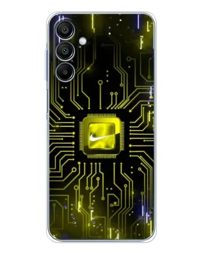 Чехол для Samsung Galaxy A16 с картинкой «Nike — золотая искра» Чехол для Samsung Galaxy A16 с картинкой «Nike — золотая искра»