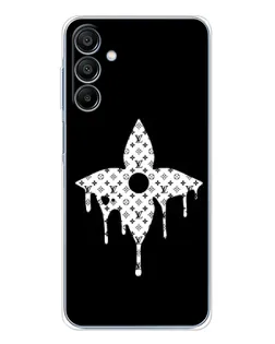 Чехол для Samsung Galaxy A16 с картинкой «Цветочная монограмма»