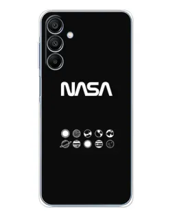 Чехол для Samsung Galaxy A16 с картинкой «NASA — технический принт» Чехол для Samsung Galaxy A16 с картинкой «NASA — технический принт»