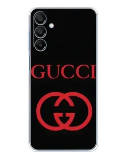 Чехол для Samsung Galaxy A16 с картинкой «Gucci — красный логотип»