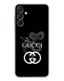 Чехол для Samsung Galaxy A16 с картинкой «Gucci — серебряная змея»