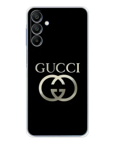 Чехол для Samsung Galaxy A16 с картинкой «Gucci — золото на черном» Чехол для Samsung Galaxy A16 с картинкой «Gucci — золото на черном»