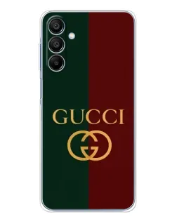 Чехол для Samsung Galaxy A16 с картинкой «Gucci — темно-зеленый градиент»