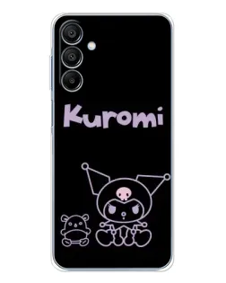Чехол для Samsung Galaxy A16 с картинкой «Kuromi — черный минимализм»
