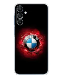 Чехол для Samsung Galaxy A16 с картинкой «Логотип BMW — вспышка» Чехол для Samsung Galaxy A16 с картинкой «Логотип BMW — вспышка»