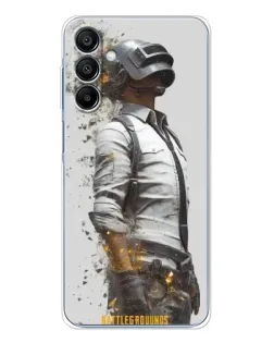 Чехол для Samsung Galaxy A16 с картинкой «PUBG — боец в пыли»