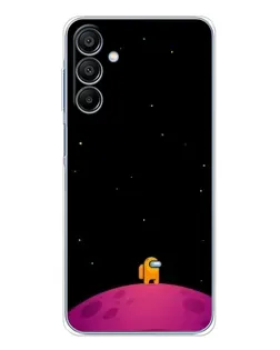 Чехол для Samsung Galaxy A16 с картинкой «Одинокий герой на планете»
