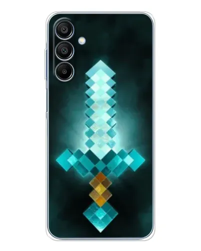 Чехол для Samsung Galaxy A16 с картинкой «Алмазный меч неон»