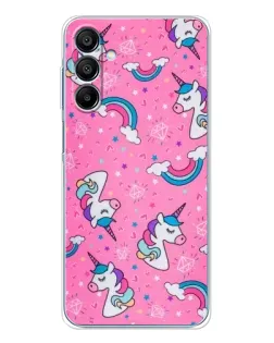 Чехол для Samsung Galaxy A16 с картинкой «Unicorn паттерн розовый» Чехол для Samsung Galaxy A16 с картинкой «Unicorn паттерн розовый»