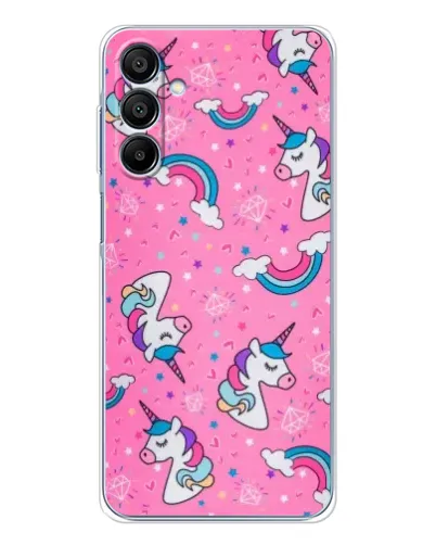 Чехол для Samsung Galaxy A16 с картинкой «Unicorn паттерн розовый» Чехол для Samsung Galaxy A16 с картинкой «Unicorn паттерн розовый»